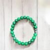 Bracelet en perles  Malachites – Force & Équilibre Intérieur
