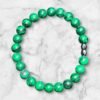 Bracelet en perles  Malachites – Force & Équilibre Intérieur