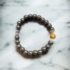 Bracelet en Œil de Tigre et Hématite – Puissance & Harmonie