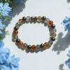 Bracelet garçon Concentration et Créativité - idéal pour les étudiants , Perles: fluorine, pyrite et Coraline