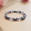 Bracelet Fille – Calme & Apaisement  - Pierres naturelles : Howlite, Quartz Rose & Améthyste